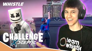 Pro Gamer Sceptic Attempts IMPOSSIBLE Fortnite NO RELOAD Challenge!