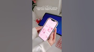 customize my iphone with me 💌 ˚୨୧⋆｡˚ ⋆apps used: color widgets and shortcuts🌷