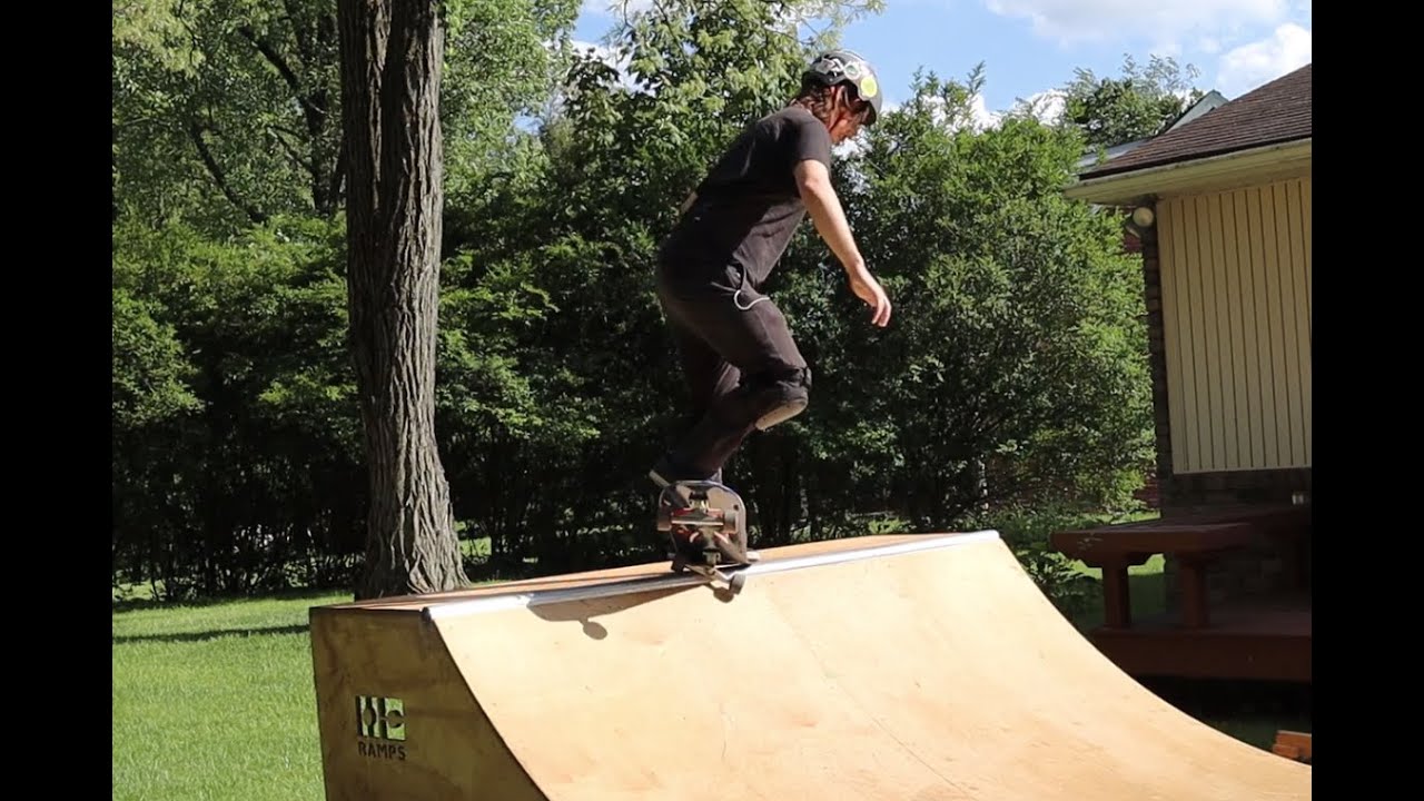Fakie 5-0 Stall (Mini-ramp-o-pedia) - YouTube