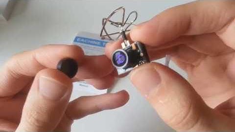 Eachine TX01 NTSC Super Mini AIO 5.8G 40CH 25MW VTX 600TVL 1/4 Cmos FPV Camera from Banggood