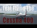 Test Flying a G1000 equipped Cessna 400!