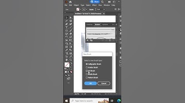 Abstract Circle with Lines and Art Brush | Illustrator Tips and Tricks