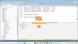 SQL 05 | DML Commands | INSERT | UPDATE | DELETE