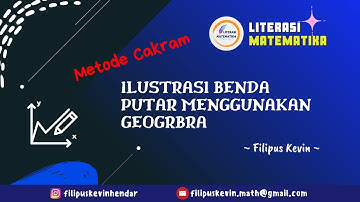 GEOGEBRA - ILUSTRASI VOLUME BENDA PUTAR METODE CAKRAM