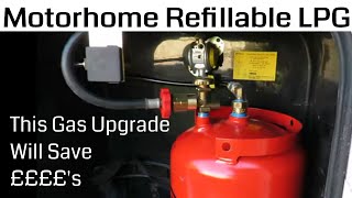 Upgrade To A Refillable LPG Gas System. Installation Of The Gasit InLocker System To My Motorhome