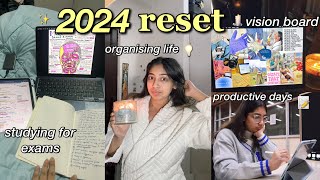 new year motivation💡2024 reset, exam preparation, productive days, cleaning