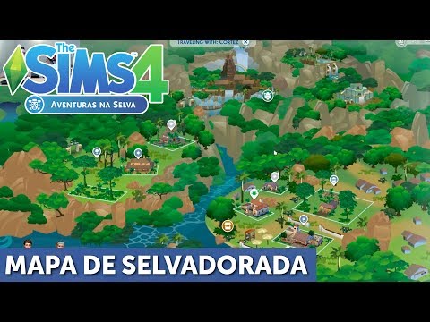SimsTime - MAPA DE SELVADORADA! 😍👌 O mapa tem 7 lotes e