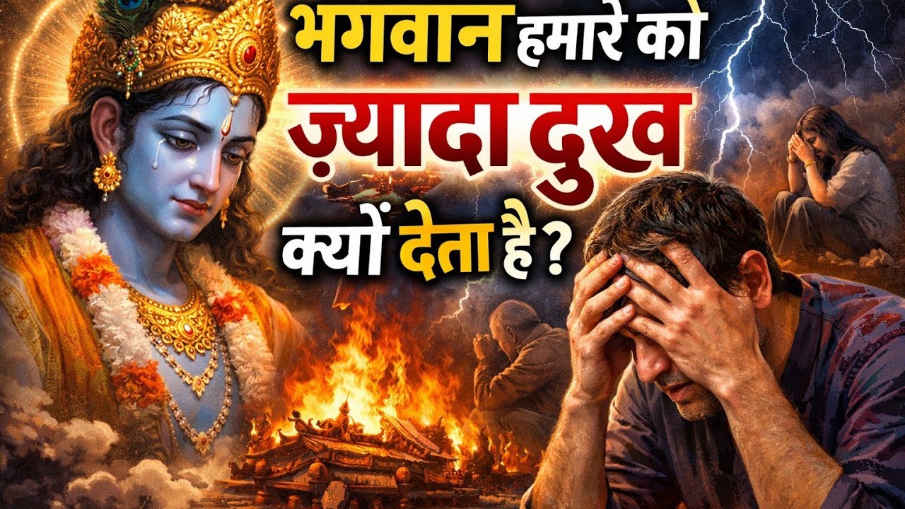 भगवान हमें ज्यादा दुख क्यों देता है? सच्चाई जानकर चौंक जाएंगे! | Krishna Motivation