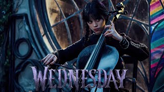 Wednesday Playing Cello | Paint It Black - The Rolling Stones | Soundtrack