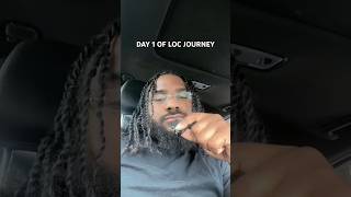 Day 1 of loc journey 🙏🏾🔥 #locs #viral #shorts