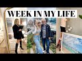 week in my life in NYC: empty office tour, dad visits, bathroom organization