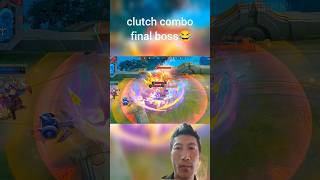 CLUTCH COMBO vs FINAL BOSS 😭🔥 #mobilelegends #mlbb #mlbbcreator #ml #mlbbgoldenmonth