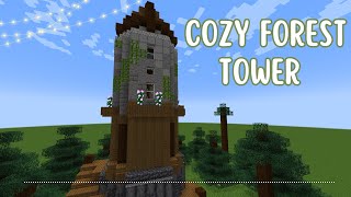 How to build a cute and cozy tower in Minecraft!