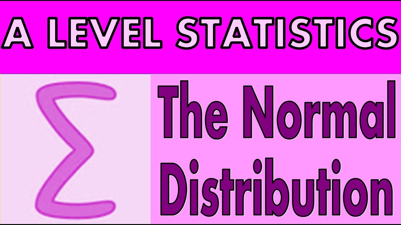 A Level Statistics - Normal distribution - YouTube