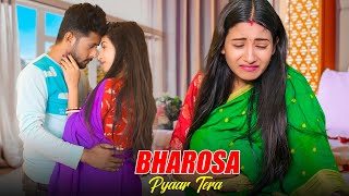 Bharosa Pyar Tera | Sahir Ali Bagga | Pregnant Heart Touching Sad Love Story | Hindi Song 2023