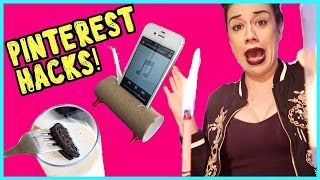 TESTING DUMB PINTEREST HACKS