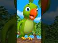 Main Tota Main Tota Hare Rang Ka 🦜 | Mithu Mithu Parrot Song | Cute Parrot Shorts #shorts