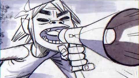 Feel Good Inc but every word is reversed, yet the melody is still the same BUT ALSO