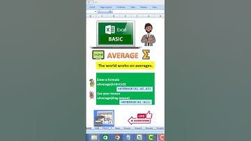 #shorts #excel #exceltutorial #exceltips #exceltricks #basicofexcel #ytshorts #excelformula #Average