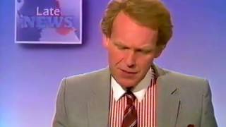 23 May 1988: Tyne Tees ident and clock into ITN News At Ten headlines and end, NE news