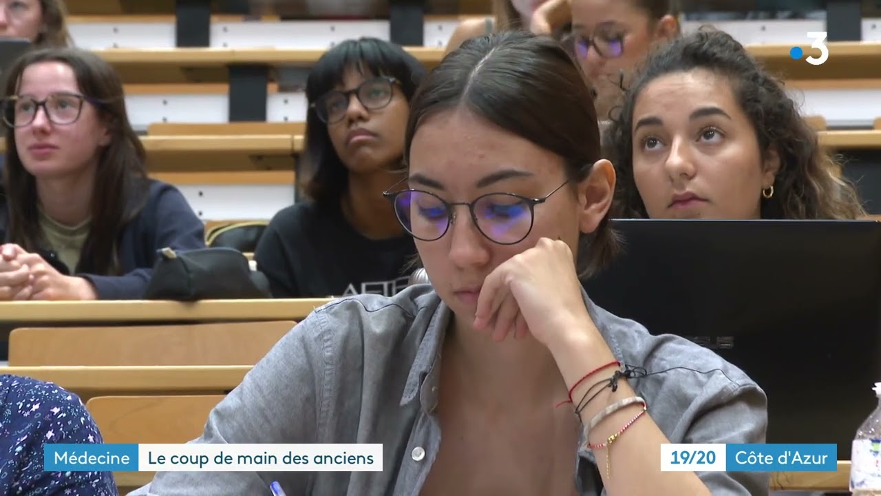 À Nice, des étudiants en médecine préparent déjà leur concours, aidés par des anciens