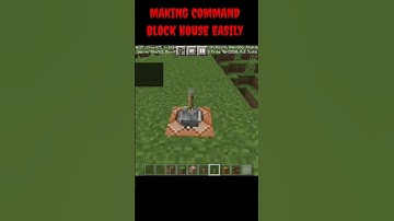MAKING COMMAND BLOCK HOUSE #minecraft #gaming #video #viral #shorts #shortvideo #trending #funny
