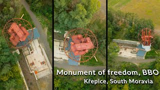 Monument of freedom BBO | Křepice | 4k Short Drone Video