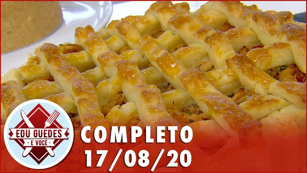 Edu Guedes ensina receitas de tortas: de frango, fritada e de liquidificador