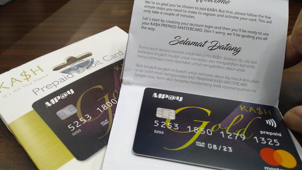 mpay wallet คือ  2022 New  FREE MASTERCARD :[UNBOXING] KASH (MPAY) PREPAID FOR VISITORS \u0026 MALAYSIAN PART2,12112018.