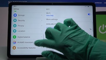 How to Activate High Contrast Text in HUAWEI MatePad 10.4 – Show Invisible Sections