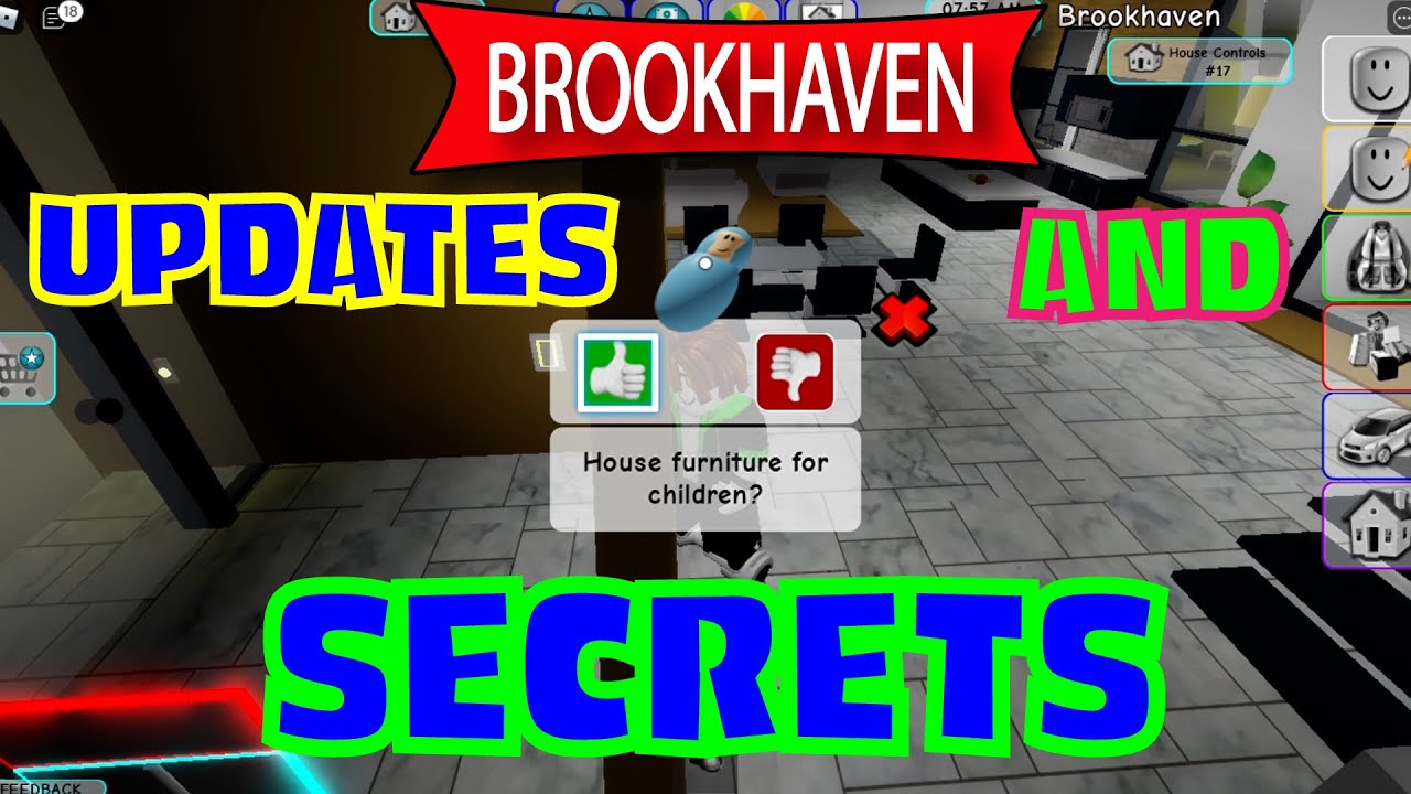 10 New Secrets in The Roblox Brookhaven 🏡RP TOWN HALL UPDATE! - BiliBili