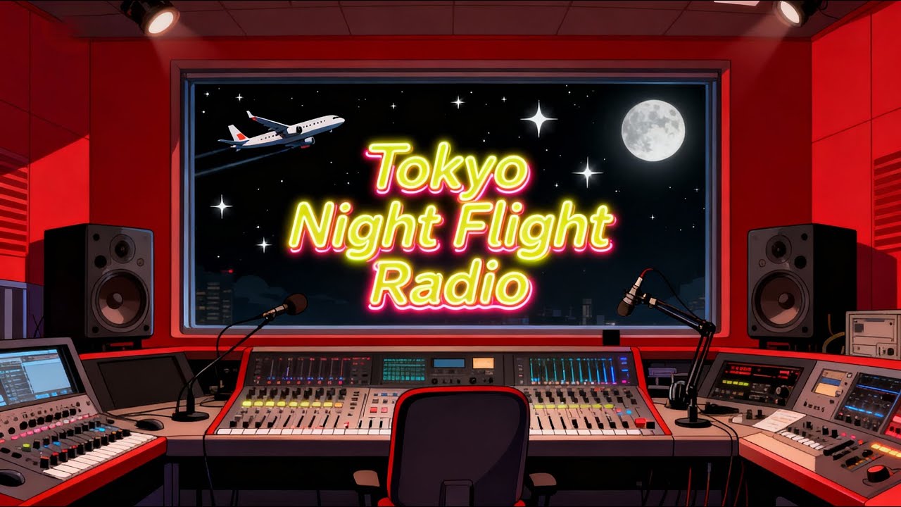 # 203 Tokyo Night Flight Radio | Lo-fi World Fusion Grooves | Cross-Cultural Soundscape