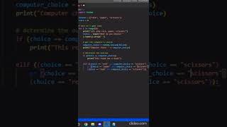 Famous Super easy and simple text-based rock, paper, scissors game! Let me know what you want to see next. Wealth