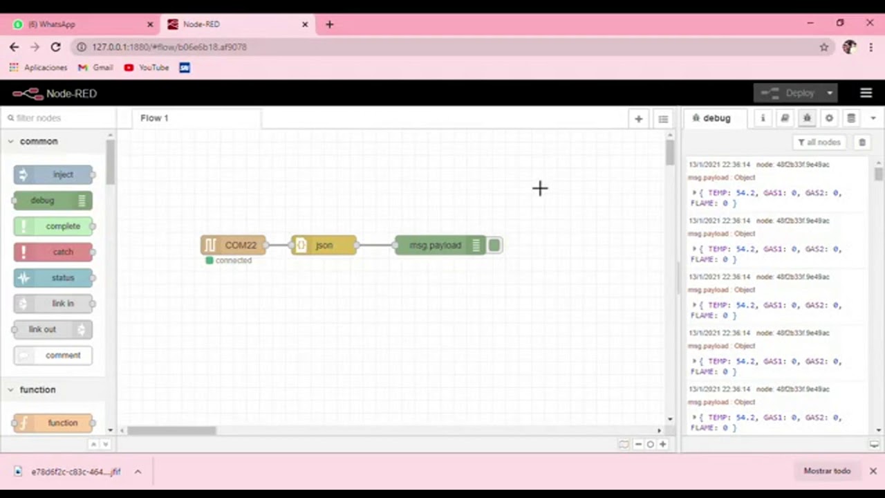 Node-Red2 - Arduino y Node-RED - YouTube