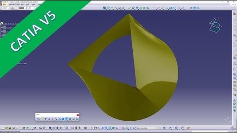 Multi Section Surface by Couplings - Catia v5 Training - GSD