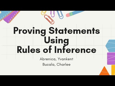 Proving Statements Using