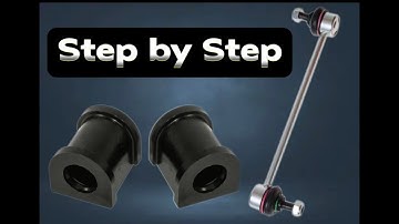 How to change front anti roll bar links / anti roll bar bushes on Ford Transit MK7 MK6