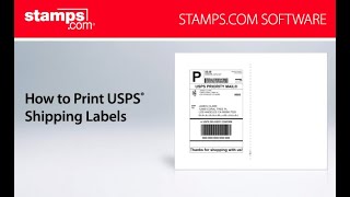 How to Print a USPS Shipping Label - Stamps.com Software