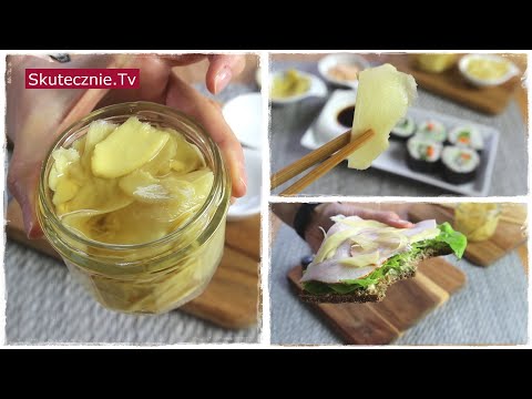 Wideo: Jak Zrobić Imbir Do Sushi