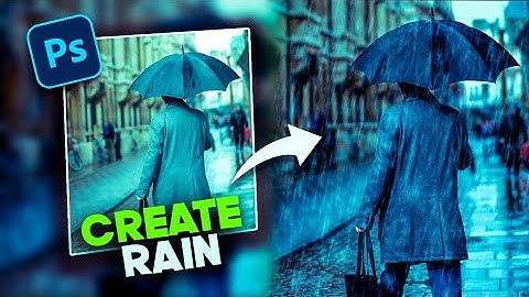 How To Create Realistic Rain Effect In Photoshop || Adobe Photoshop Tutorial in Hindi / Urdu 2023