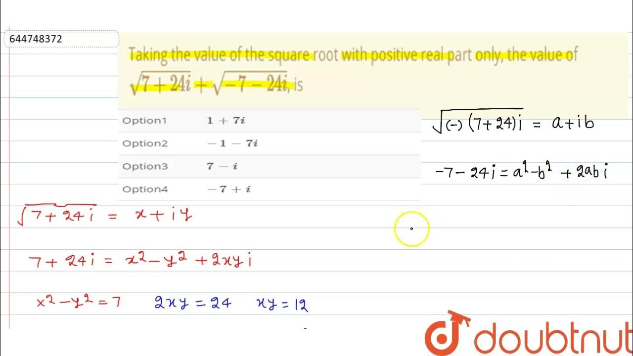Taking The Value Of The Square Root With Positive Real Part Only The taking-the-value-of-the-square-root-with-positive-real-part-only-the