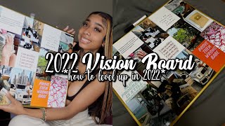 HOW TO Make A Vision Board That ACTUALLY WORKS In 2022 | Achieve Your Goals & Level Up In 2022