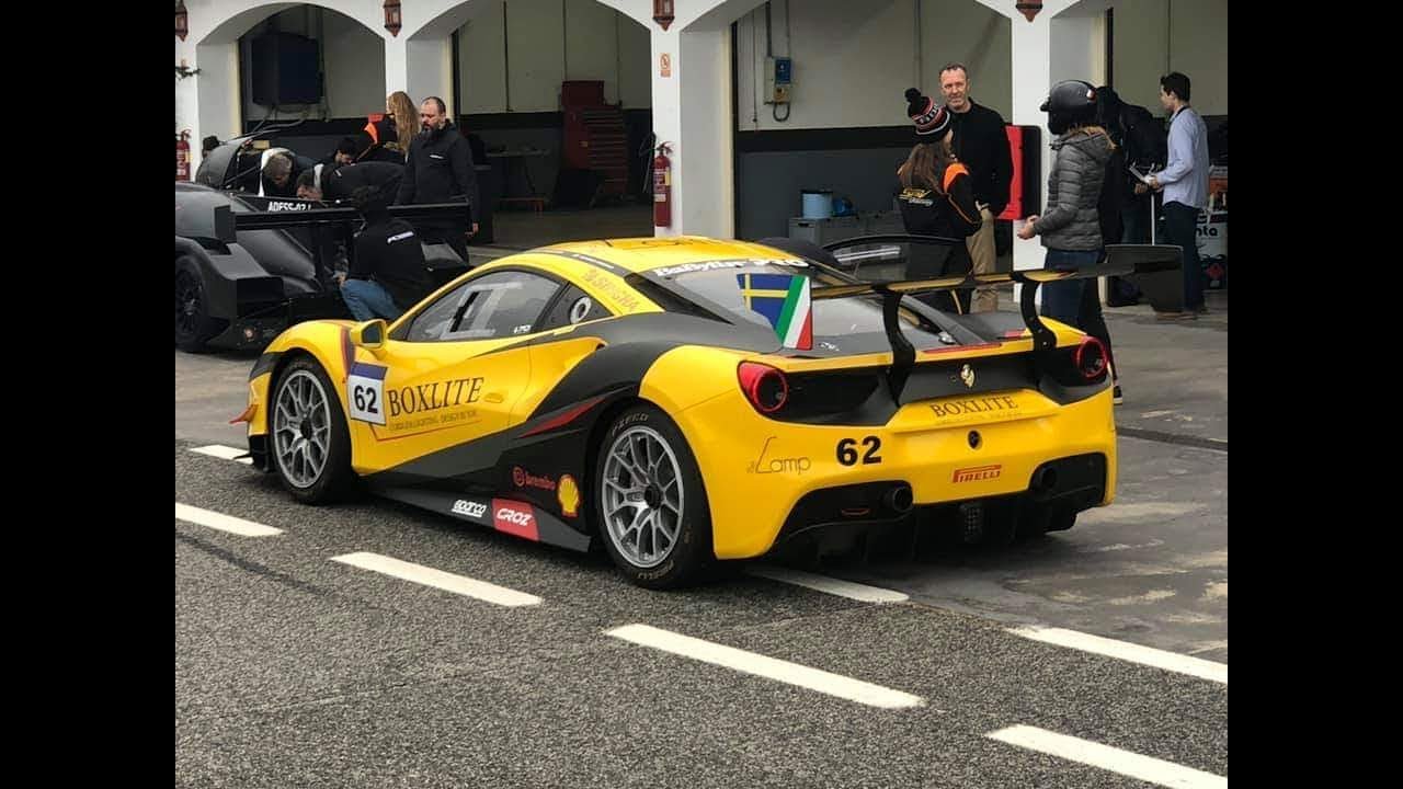 Boxlite Racing Ferrari 488 Challenge Hotlap At Ascari
