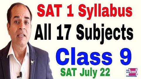 sat 1 syllabus class 9 hbse by vijay kumar