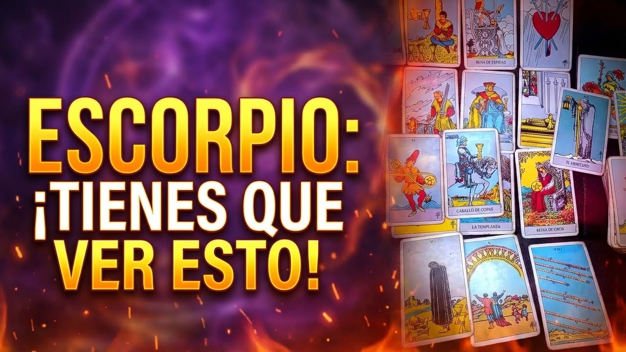 Escorpio esto es lo que esa persona REALMENTE quiere decirte 🔮 - YouTube