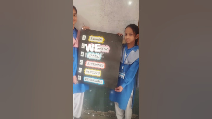 theme of the Month "Leadership"GMGHS Wahdat Road Lahore#activitiesforstudents #education#leadership