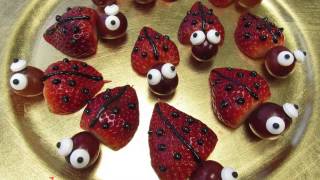 Valentine's Day Fruit Lady Bug DIY | Fruit Bouquets by 1800Flowers.com screenshot 1