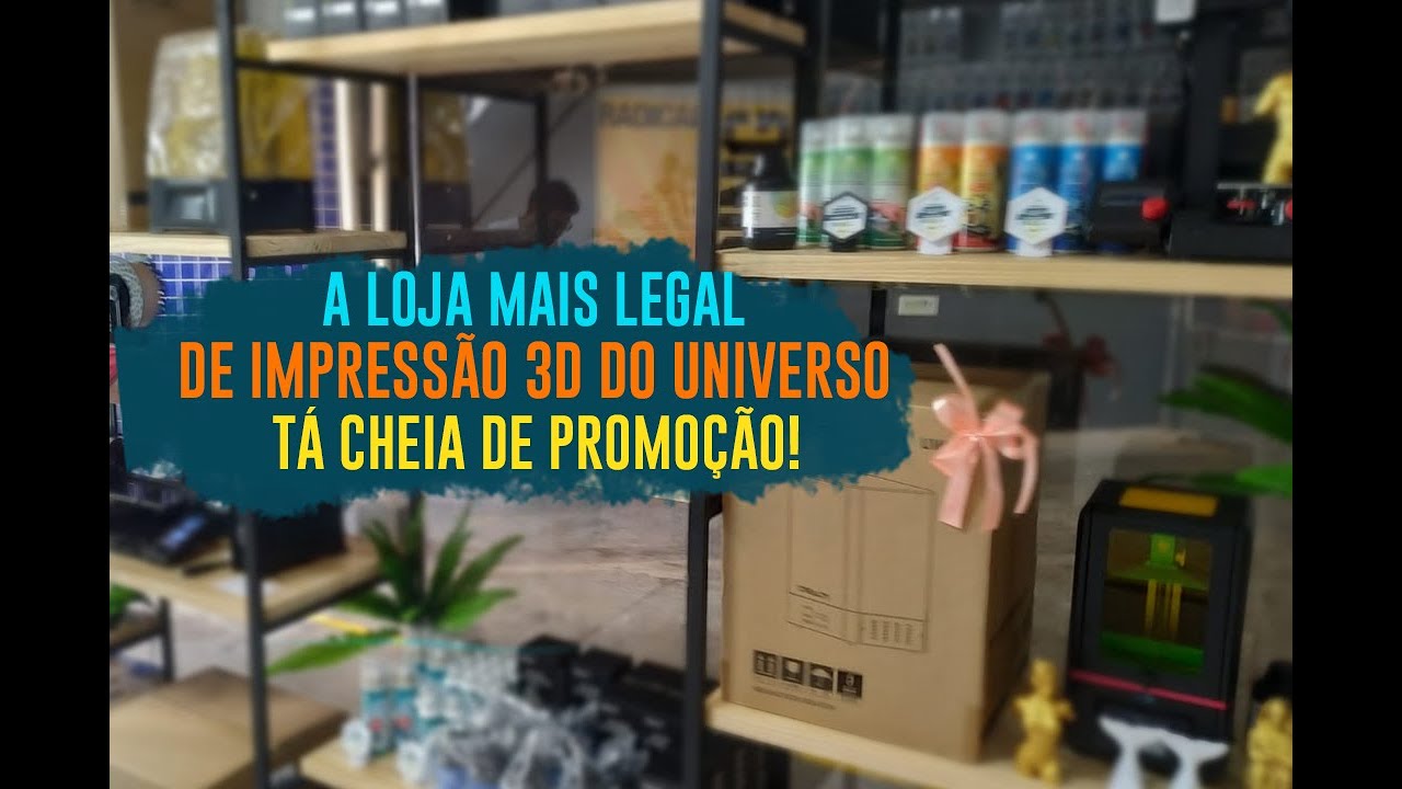A loja mais legal de Impressão 3D cheia de promoção! - Impressão 3D ...