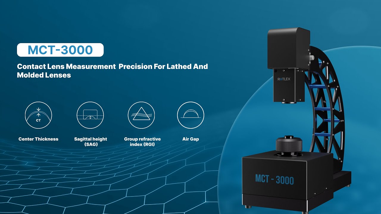 Mct Measuring Instrument MCT-3000 Contact Lens Measurement Precision for Lathed and Molded ...