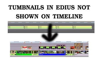 Edius tumbnails not showing..edius telugu channel